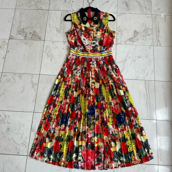 Vintage Style Floral Dress - Picture 1 of 7
